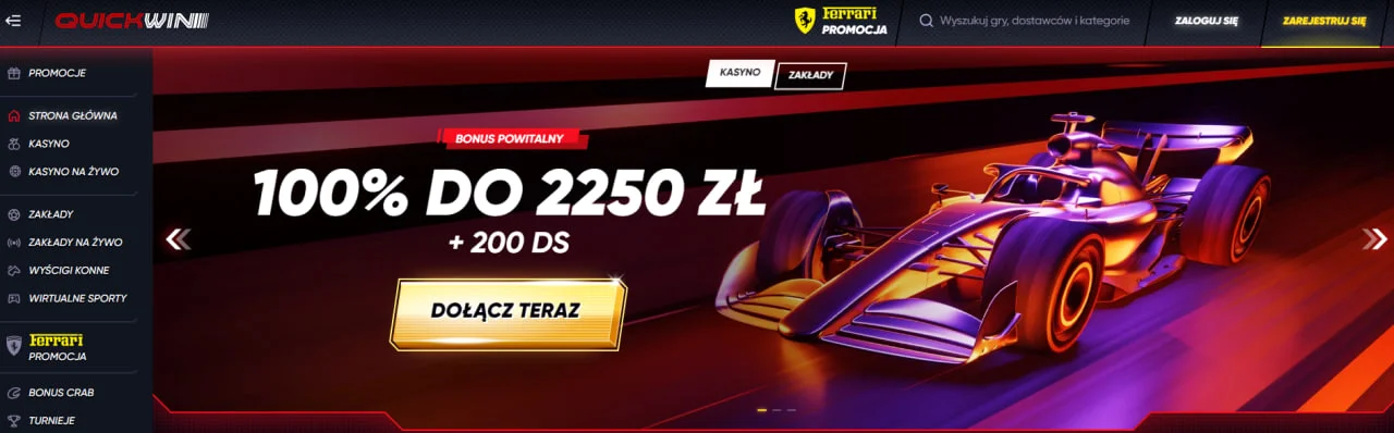 Strona główna w Quickwin 